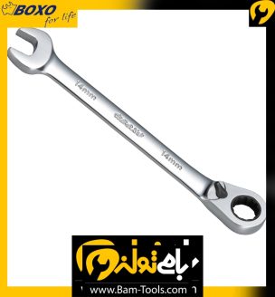 آچار یکسر رینگ جغجغه ایی ضامندار سایز 10